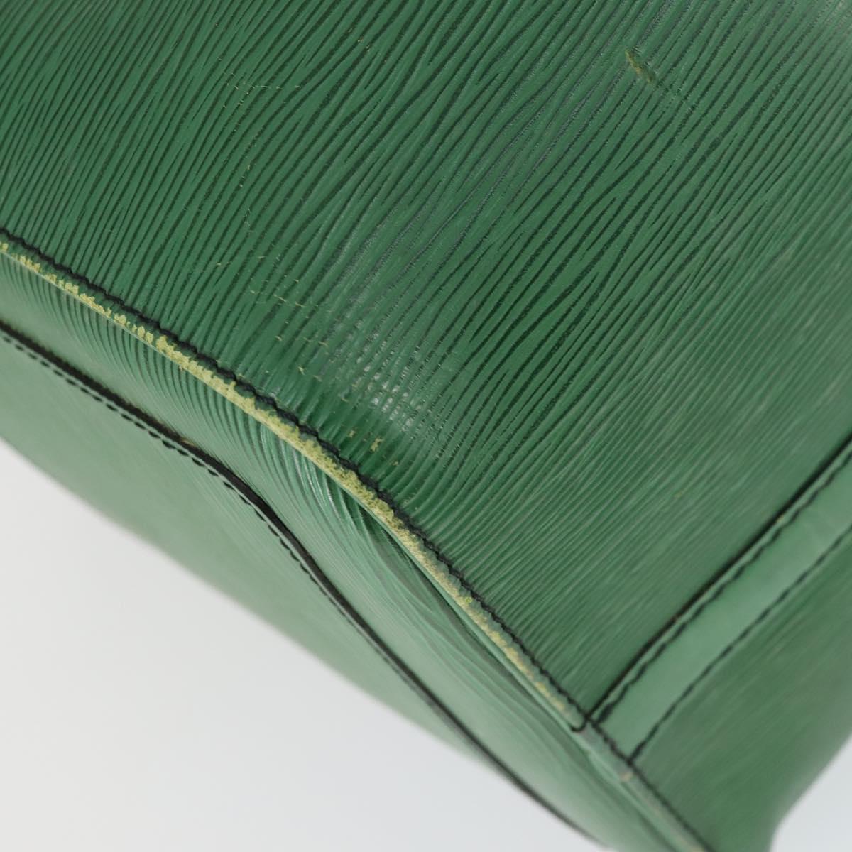 LOUIS VUITTON Epi Keepall 50 Boston Bag Green M42964 LV Auth 164405