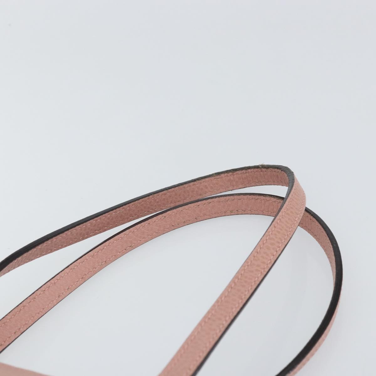 GUCCI Tote Bag Leather Pink Gold 354408 Auth 164490