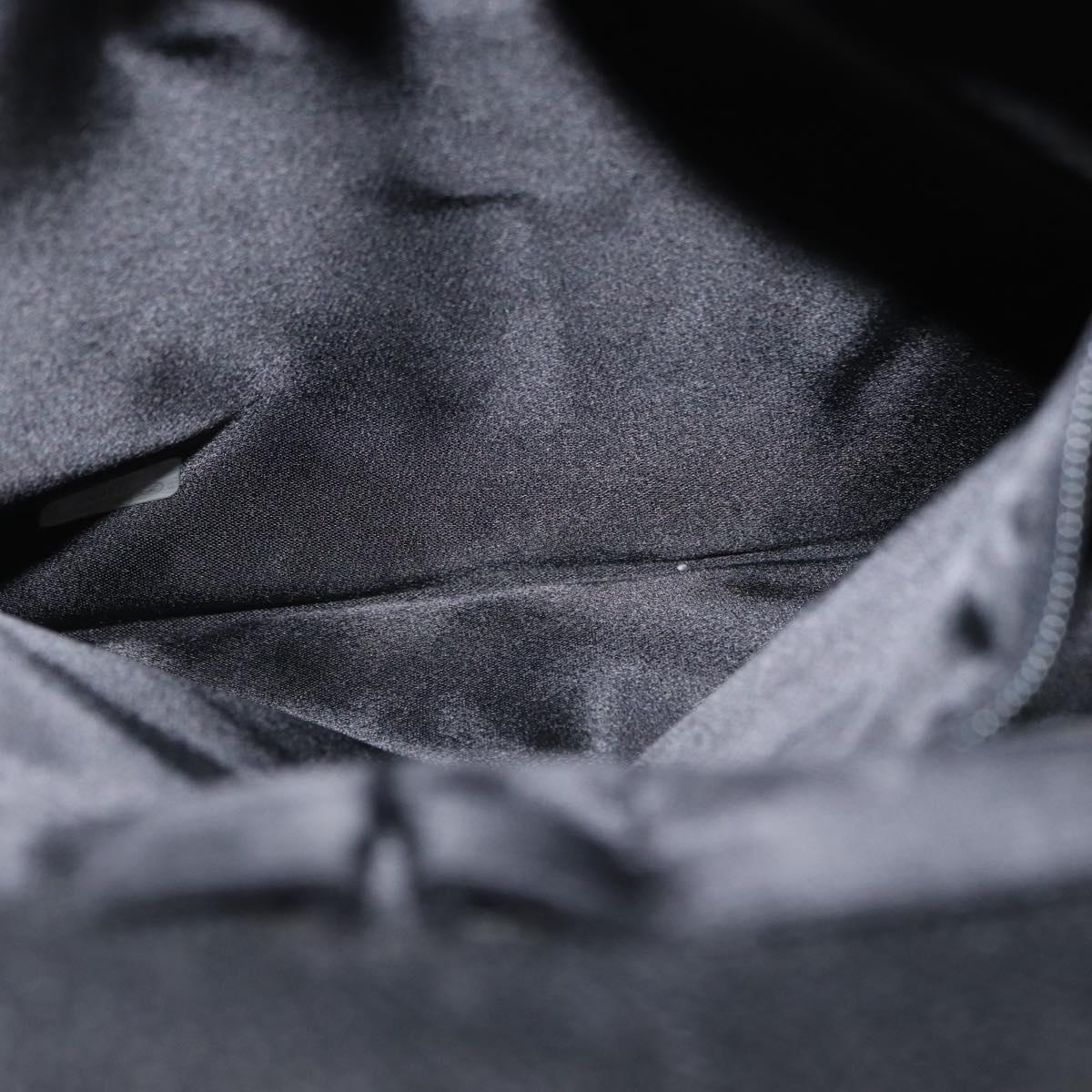 CHANEL Business Bag Caviar Skin Black Gold CC Auth 164528