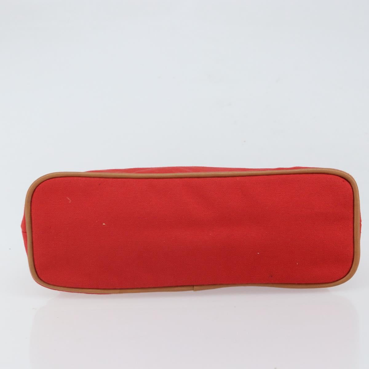 HERMES Bolide MM Pouch Canvas Red Auth 164531