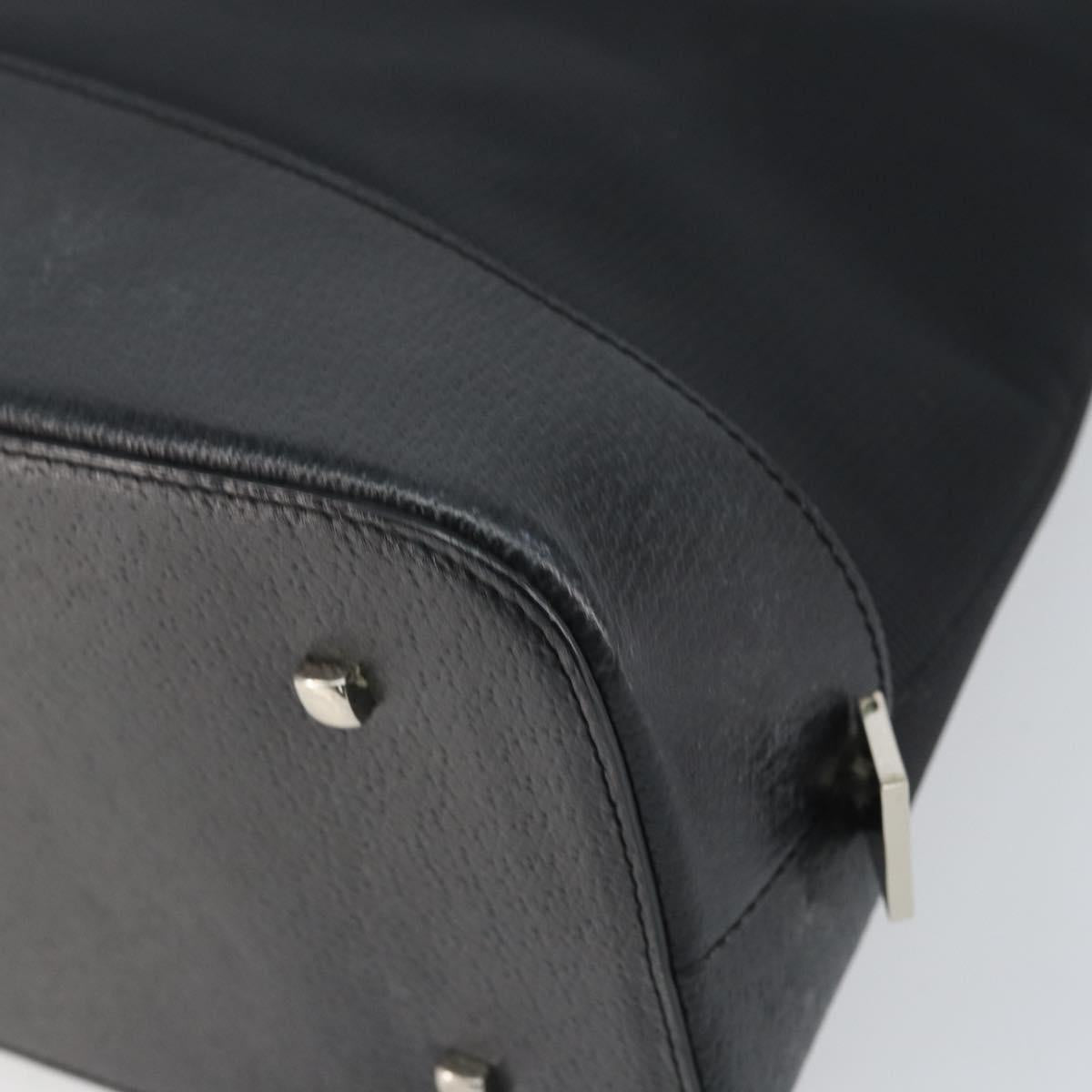 FENDI Zucca Canvas Tote Bag Black Brown Auth 164534