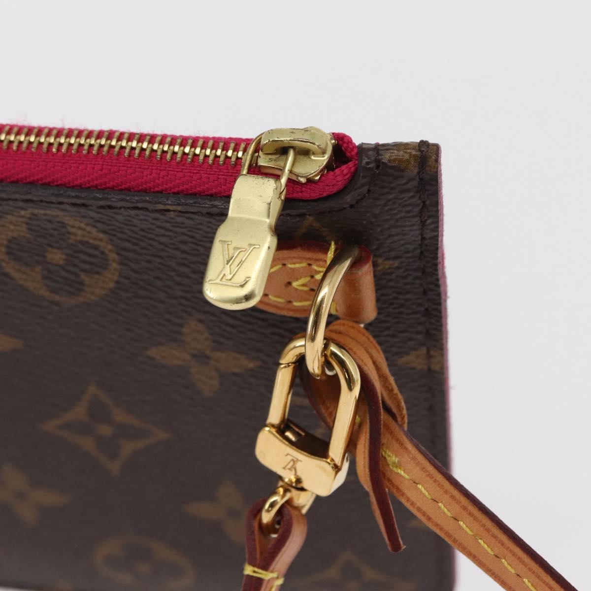 LOUIS VUITTON Monogram Neverfull PM Pouch LV Auth 164541