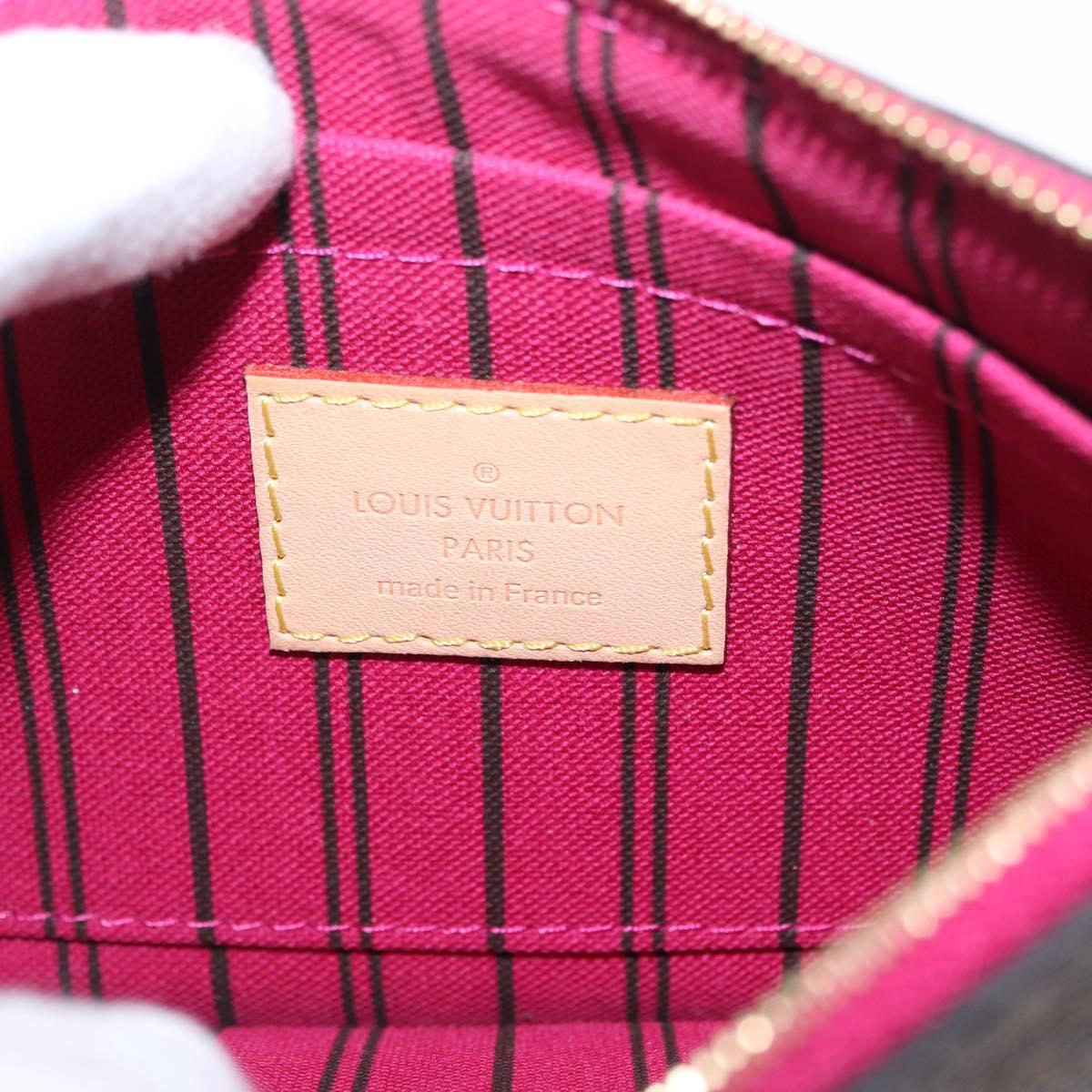 LOUIS VUITTON Monogram Neverfull PM Pouch LV Auth 164541