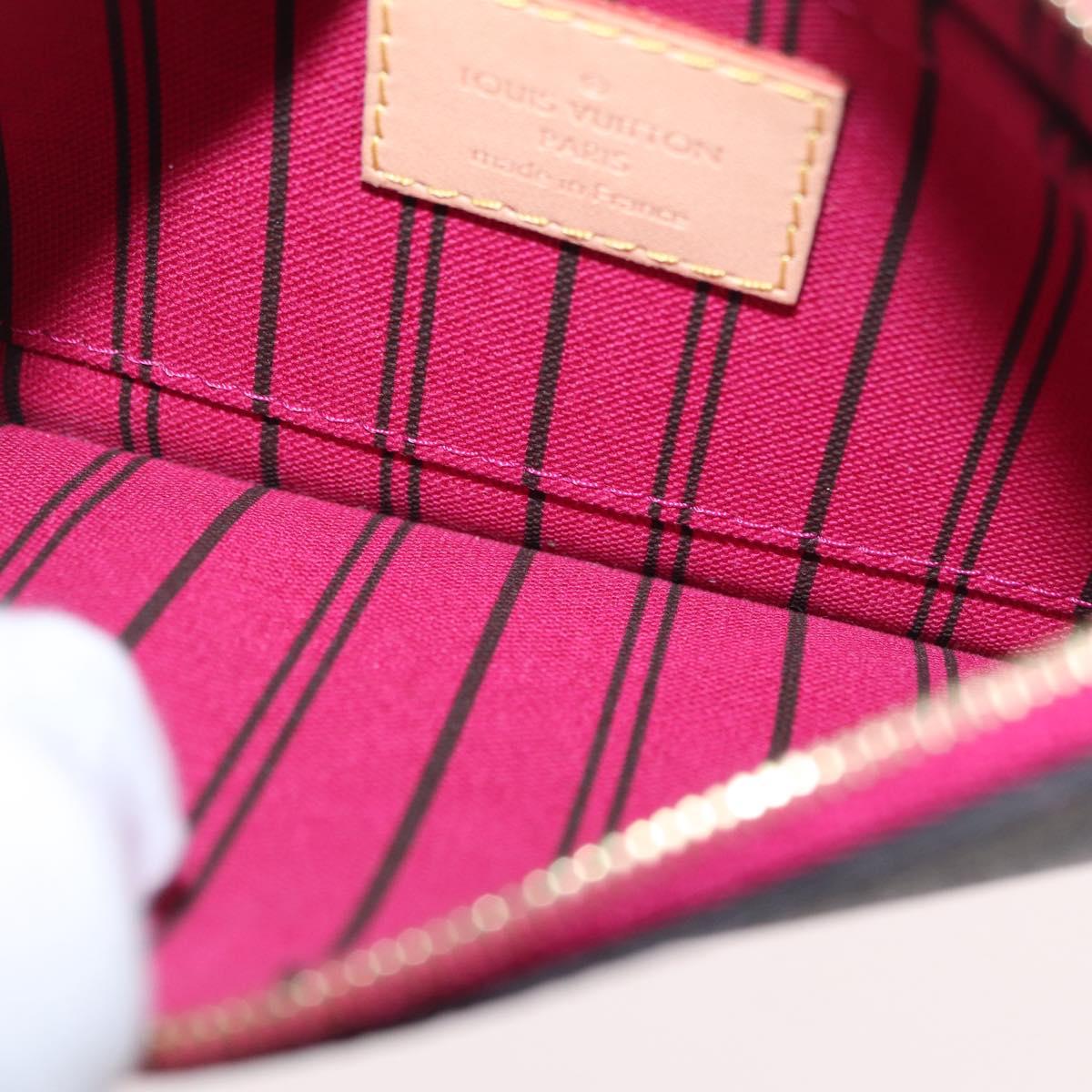 LOUIS VUITTON Monogram Neverfull PM Pouch LV Auth 164541