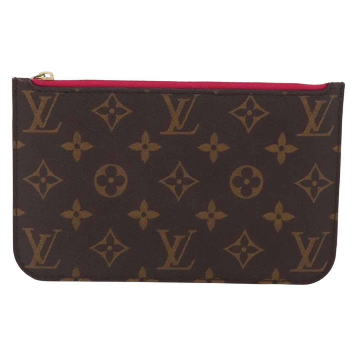 LOUIS VUITTON Monogram Neverfull PM Pouch LV Auth 164541