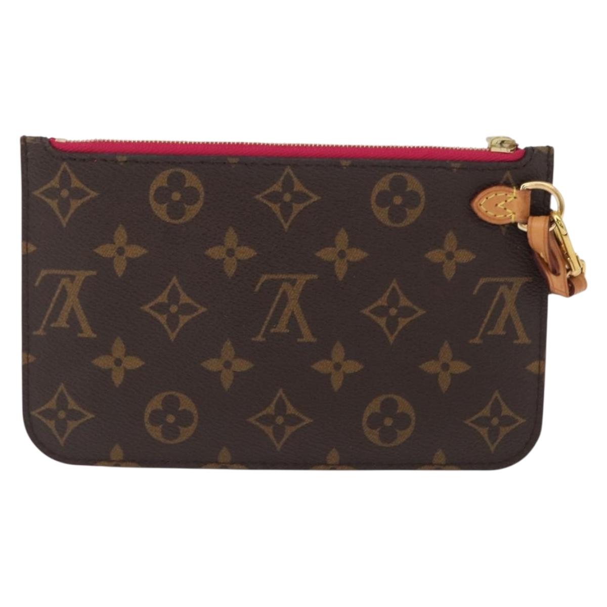LOUIS VUITTON Monogram Neverfull PM Pouch LV Auth 164541