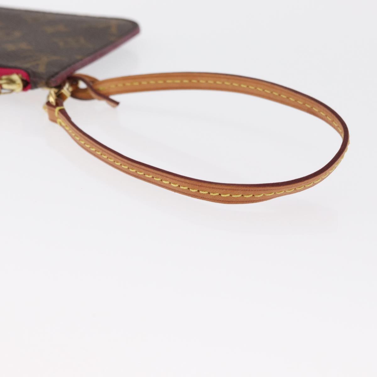 LOUIS VUITTON Monogram Neverfull PM Pouch LV Auth 164541