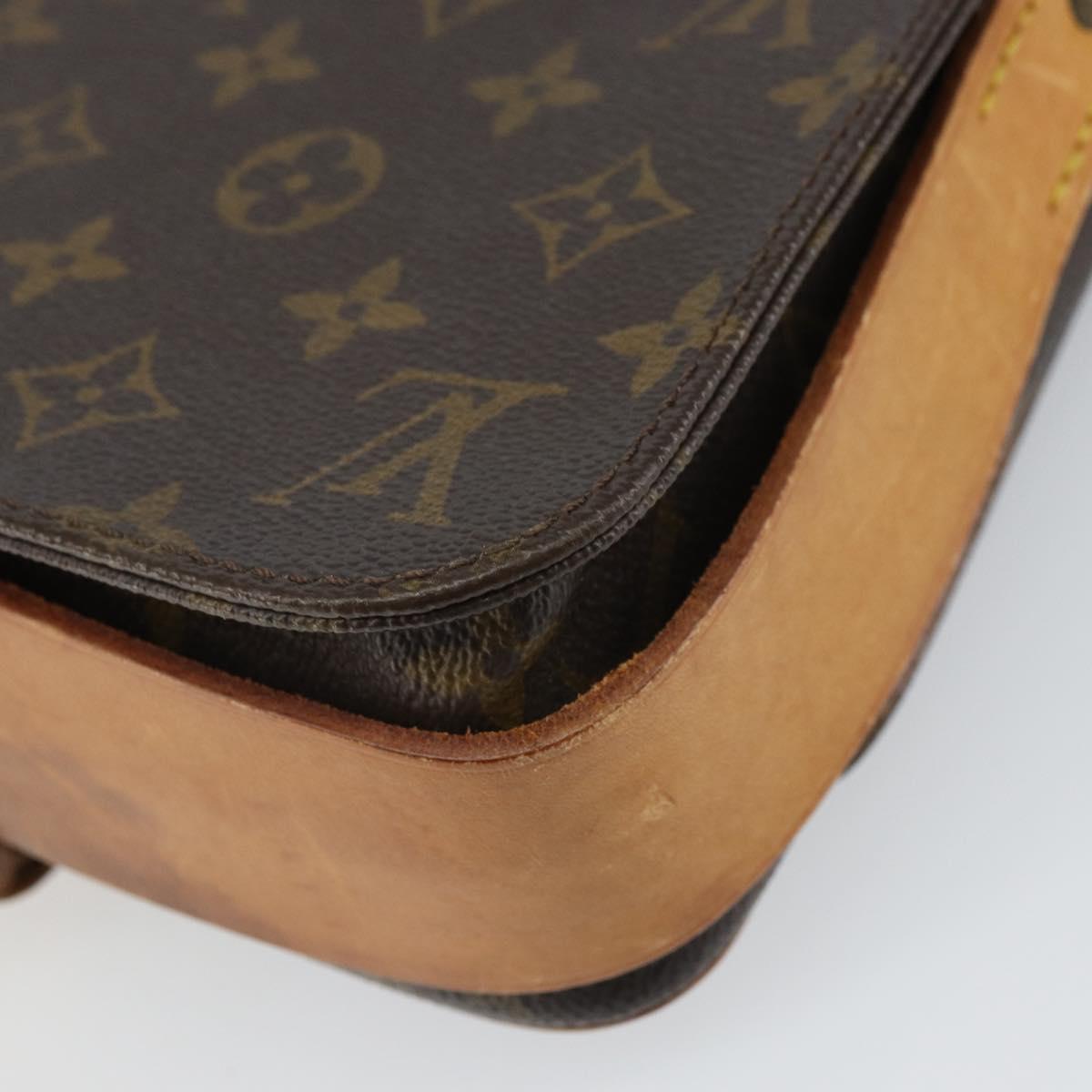 LOUIS VUITTON Monogram Cartouchiere MM Shoulder Bag M51253 LV Auth 164545