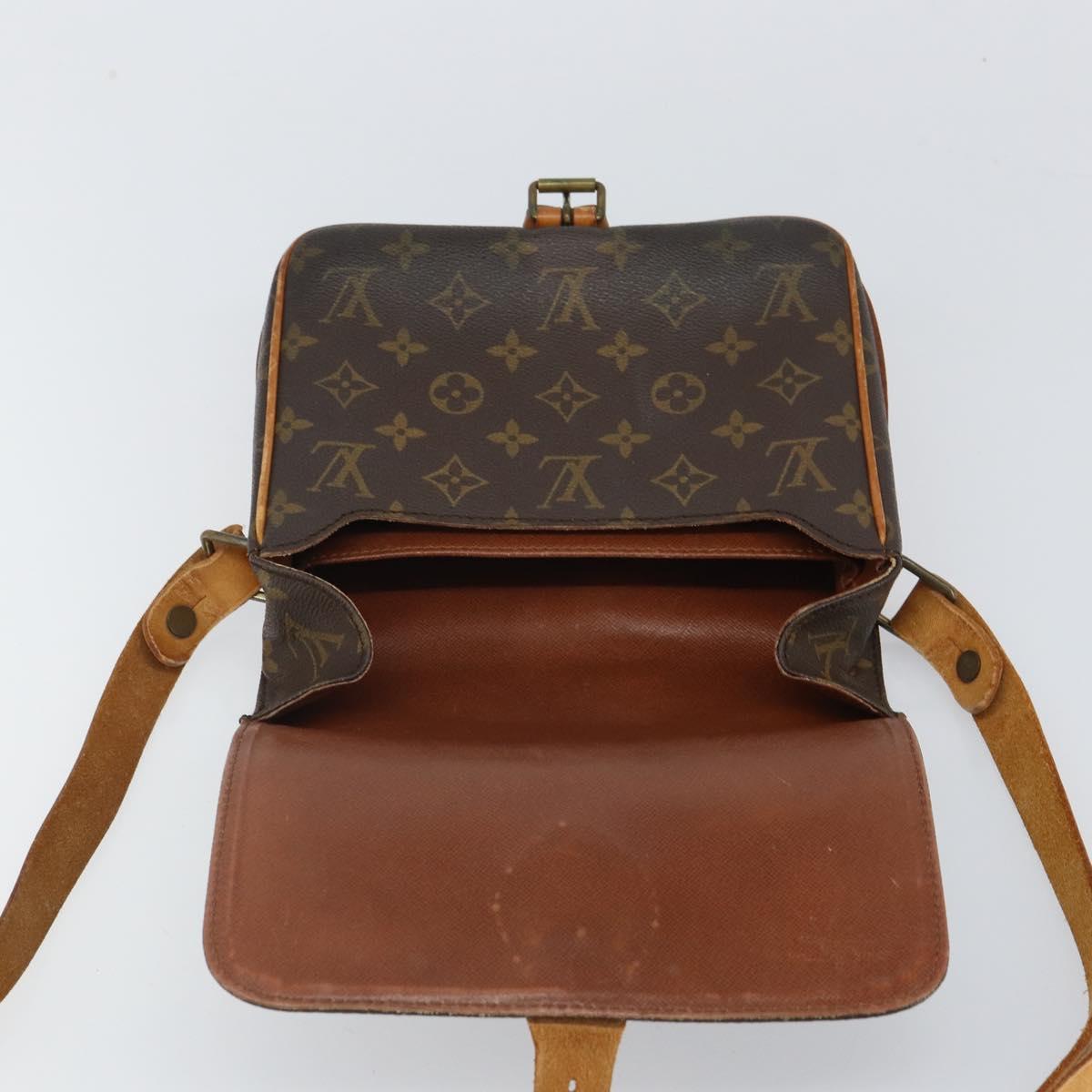 LOUIS VUITTON Monogram Cartouchiere MM Shoulder Bag M51253 LV Auth 164545