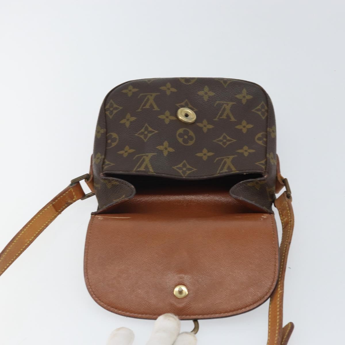 LOUIS VUITTON Monogram Saint Cloud PM Shoulder Bag M51244 LV Auth 164547
