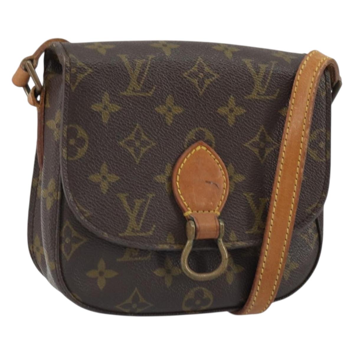 LOUIS VUITTON Monogram Saint Cloud PM Shoulder Bag M51244 LV Auth 164547
