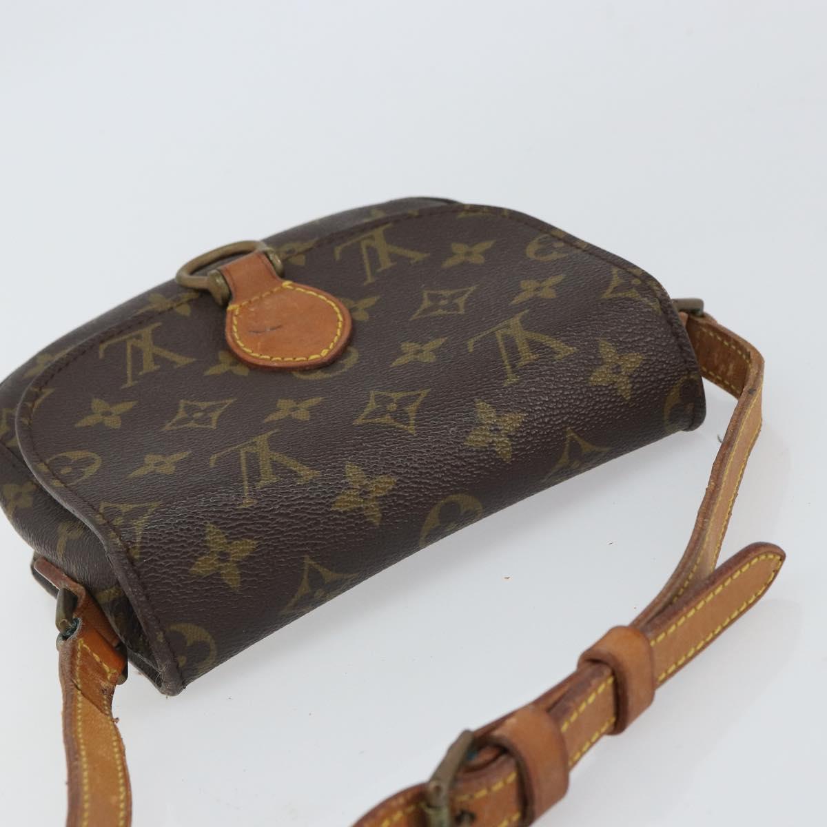 LOUIS VUITTON Monogram Saint Cloud PM Shoulder Bag M51244 LV Auth 164547