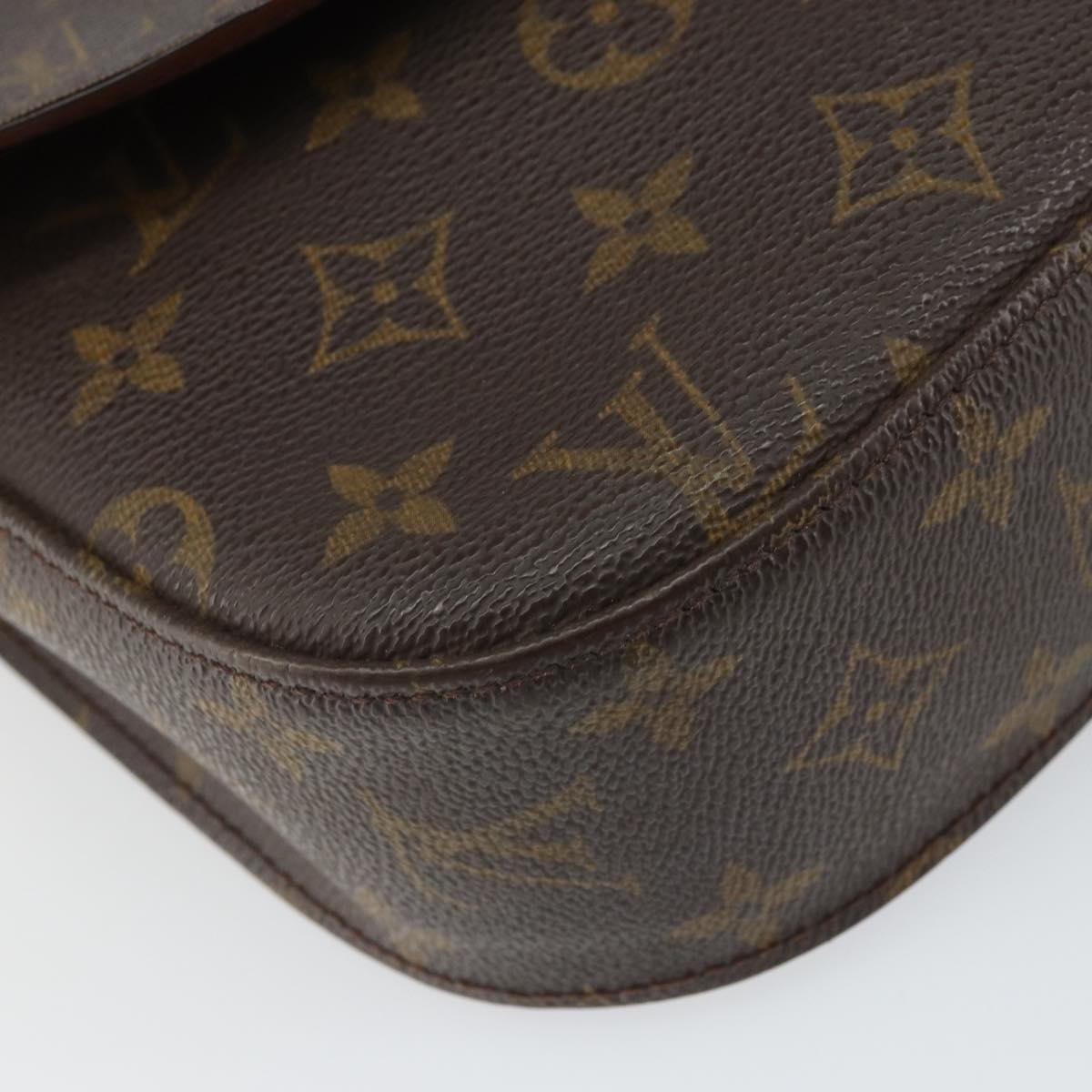 LOUIS VUITTON Monogram Saint Cloud GM Shoulder Bag M51242 LV Auth 164548