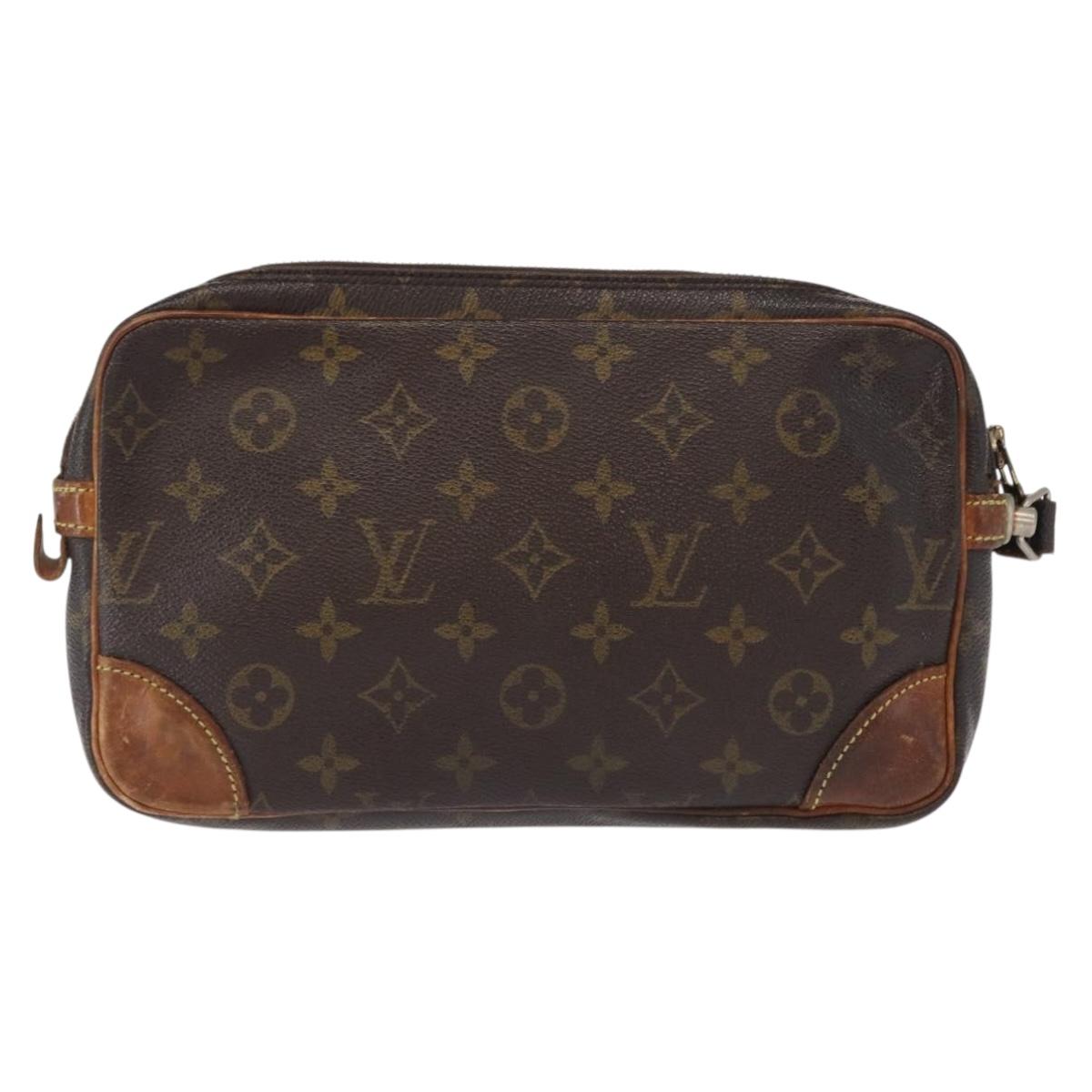 LOUIS VUITTON Monogram Marly Dragonne GM Clutch Bag M51825 LV Auth 164549
