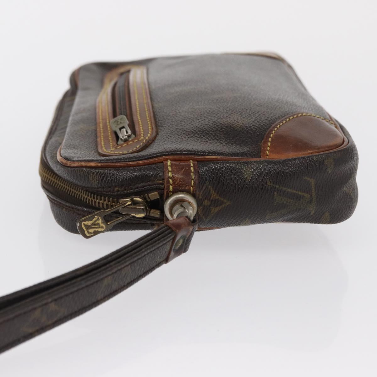 LOUIS VUITTON Monogram Marly Dragonne GM Clutch Bag M51825 LV Auth 164549