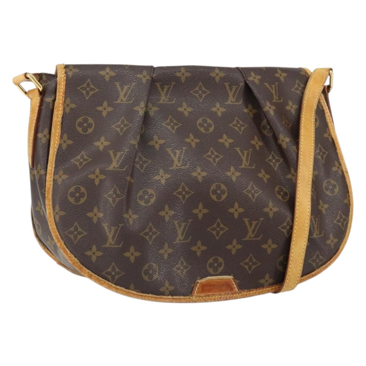 LOUIS VUITTON Monogram Menilmontant MM Shoulder Bag M40473 LV Auth 164555