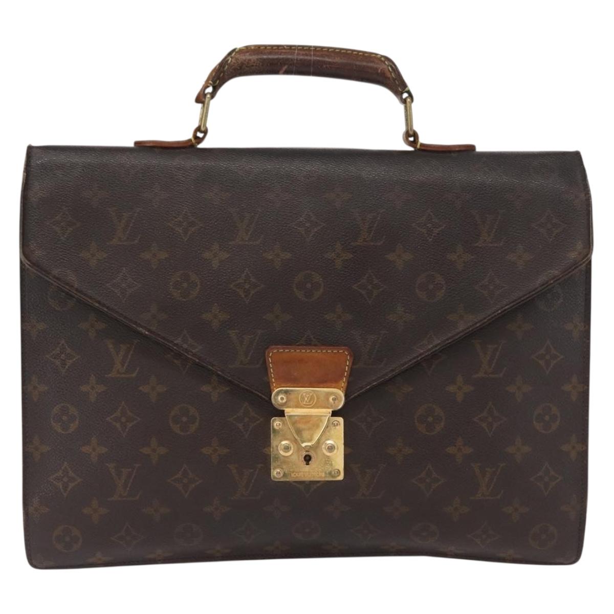 LOUIS VUITTON Monogram Serviette Conseiller Briefcase M53331 LV Auth 164559
