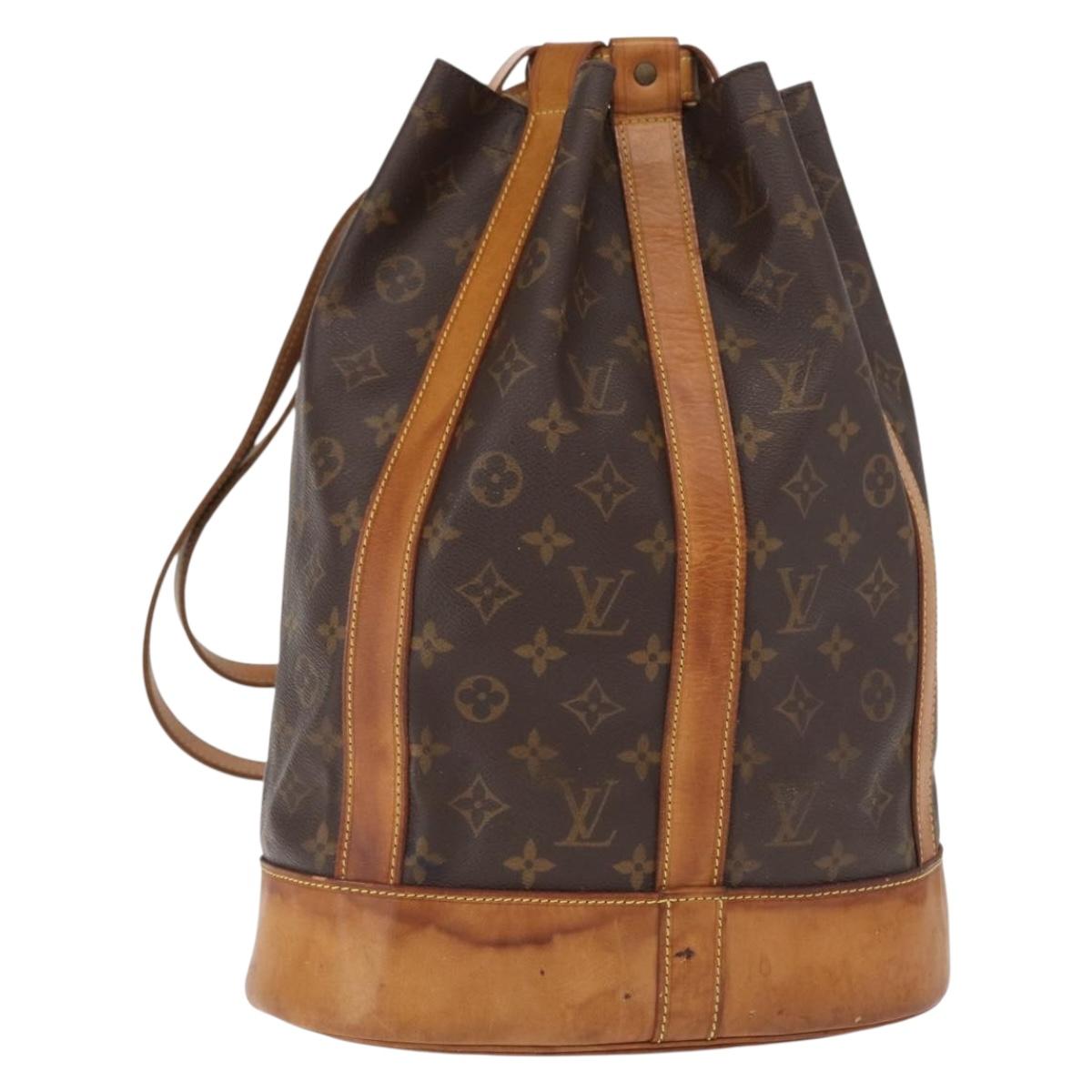 LOUIS VUITTON Monogram Randonnee PM Shoulder Bag M42243 LV Auth 164561A