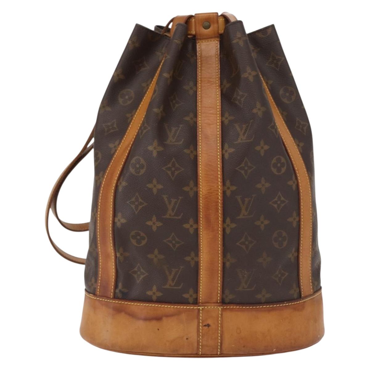 LOUIS VUITTON Monogram Randonnee PM Shoulder Bag M42243 LV Auth 164561A
