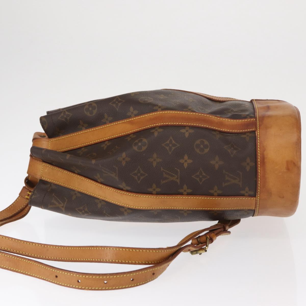 LOUIS VUITTON Monogram Randonnee PM Shoulder Bag M42243 LV Auth 164561A