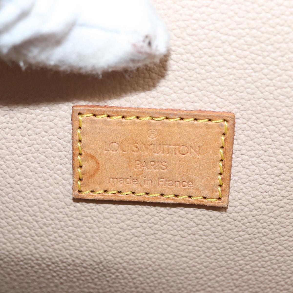 LOUIS VUITTON Monogram Sac Plat Hand Bag M51140 LV Auth 164562