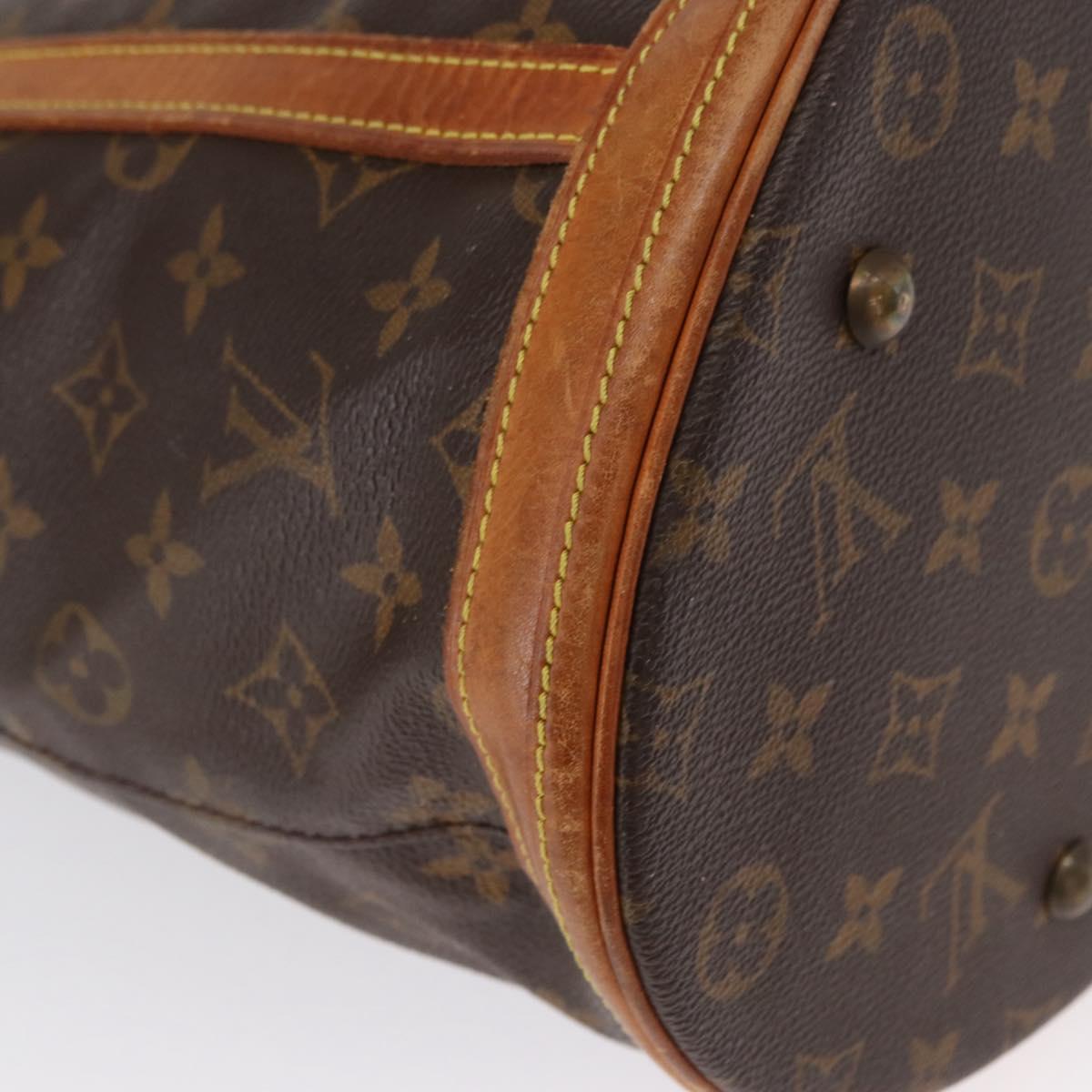 LOUIS VUITTON Monogram Bucket GM Shoulder Bag M42236 LV Auth 164563