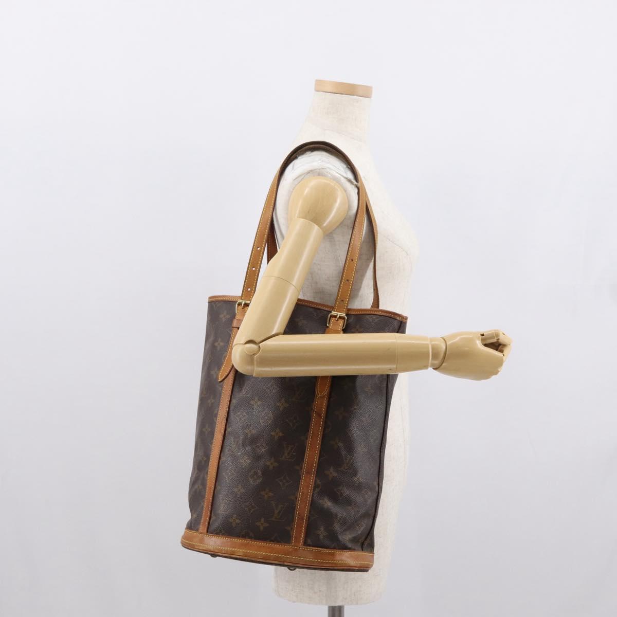 LOUIS VUITTON Monogram Bucket GM Shoulder Bag M42236 LV Auth 164563