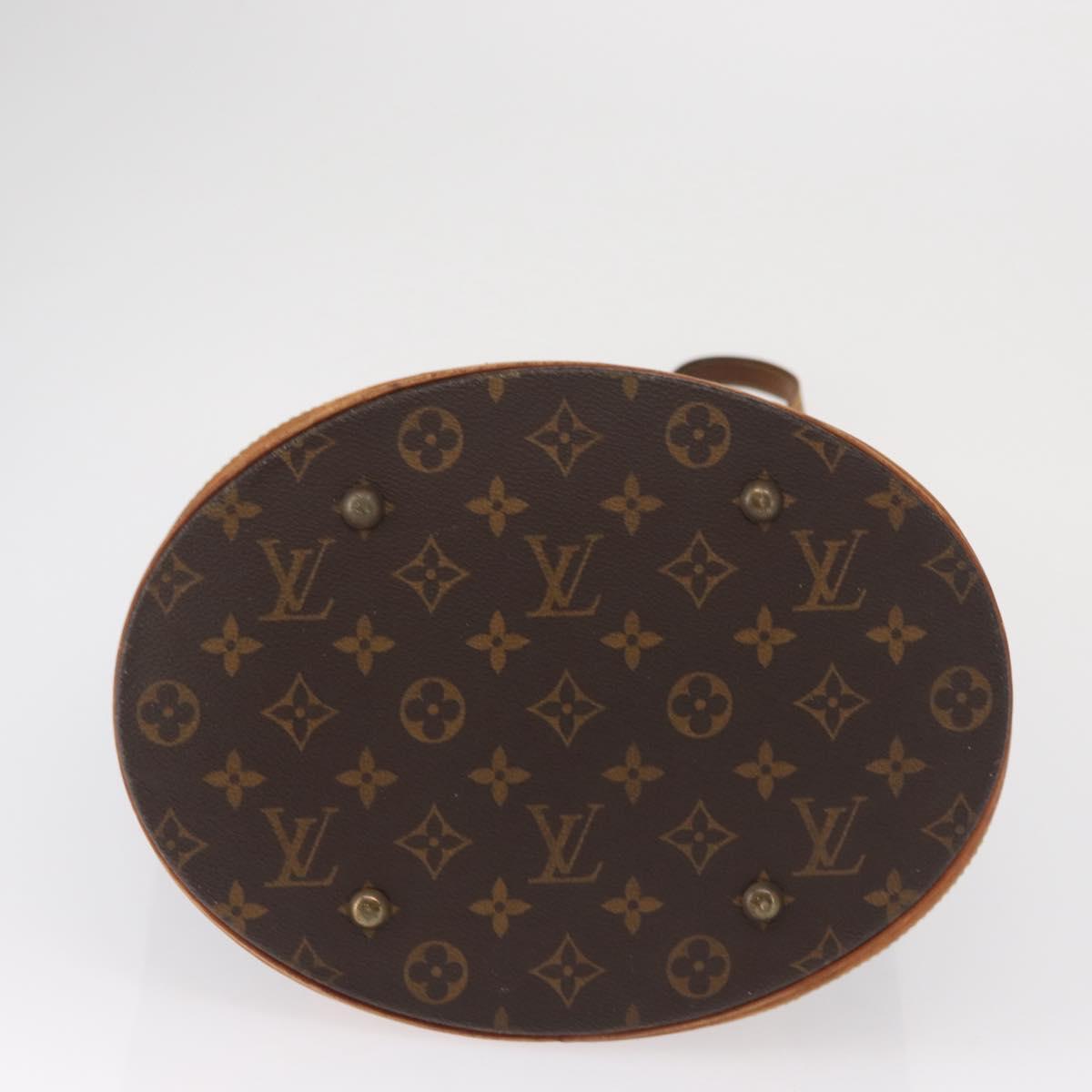 LOUIS VUITTON Monogram Bucket GM Shoulder Bag M42236 LV Auth 164563