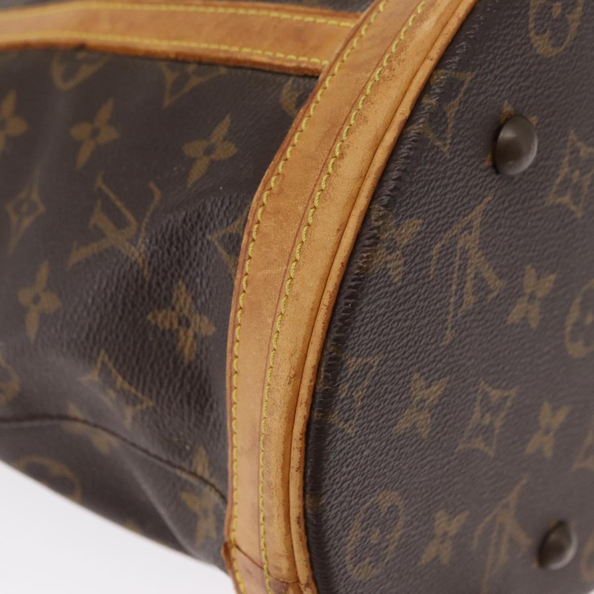 LOUIS VUITTON Monogram Bucket GM Shoulder Bag M42236 LV Auth 164564