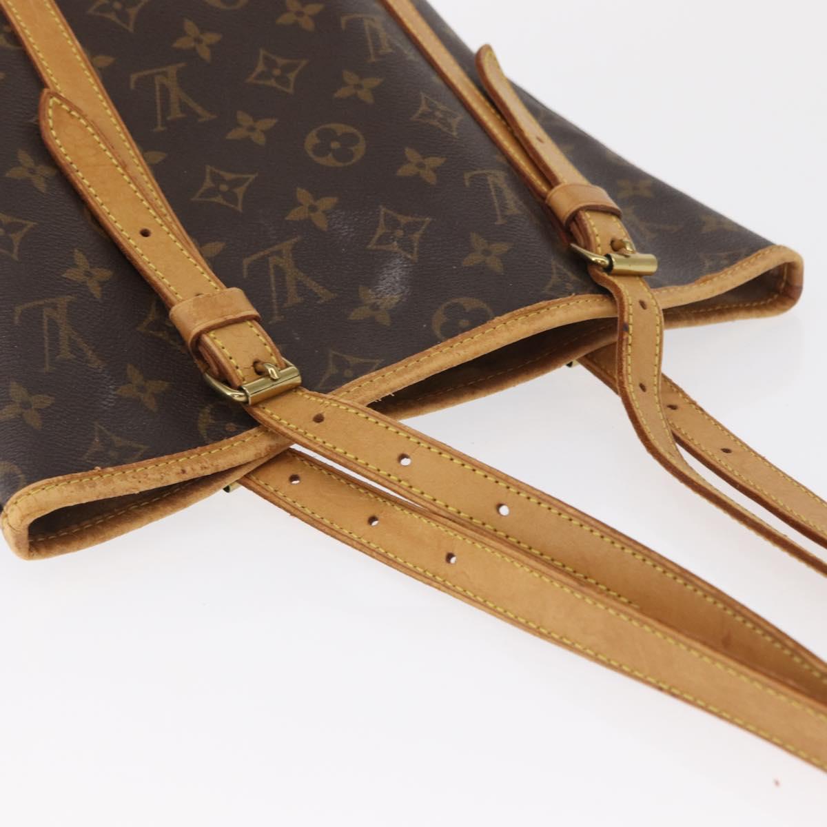 LOUIS VUITTON Monogram Bucket GM Shoulder Bag M42236 LV Auth 164564