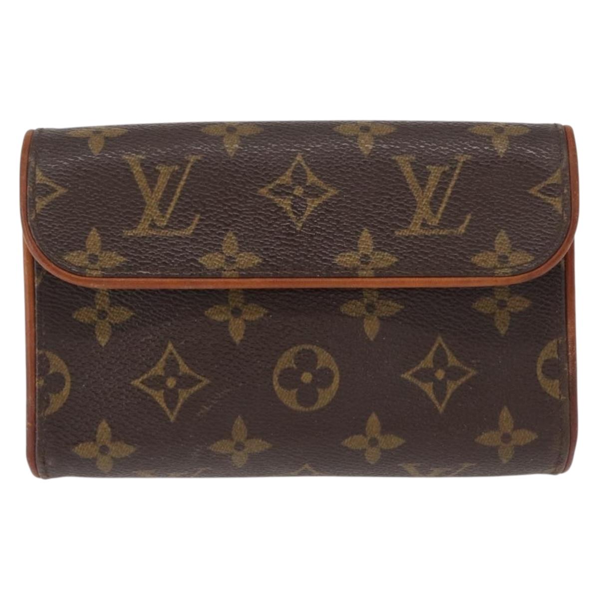 LOUIS VUITTON Monogram Pochette Florentine Waist bag M51855 LV Auth 164566