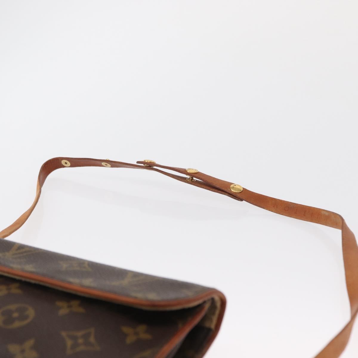 LOUIS VUITTON Monogram Pochette Florentine Waist bag M51855 LV Auth 164566