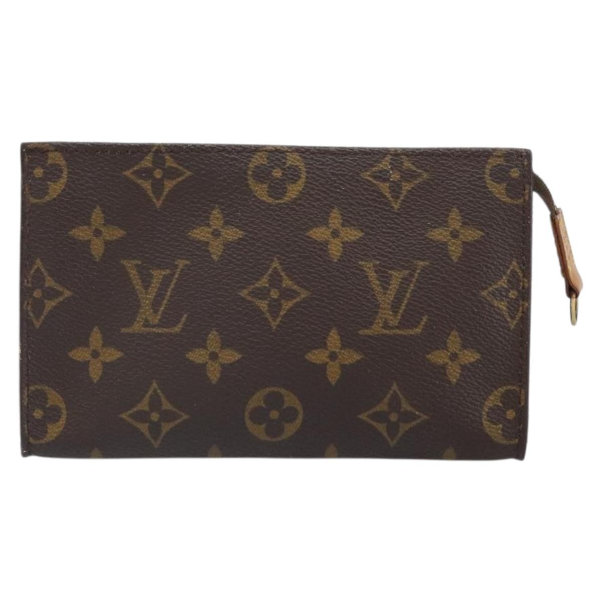 LOUIS VUITTON Monogram Bucket PM Accessory Pouch LV Auth 164568
