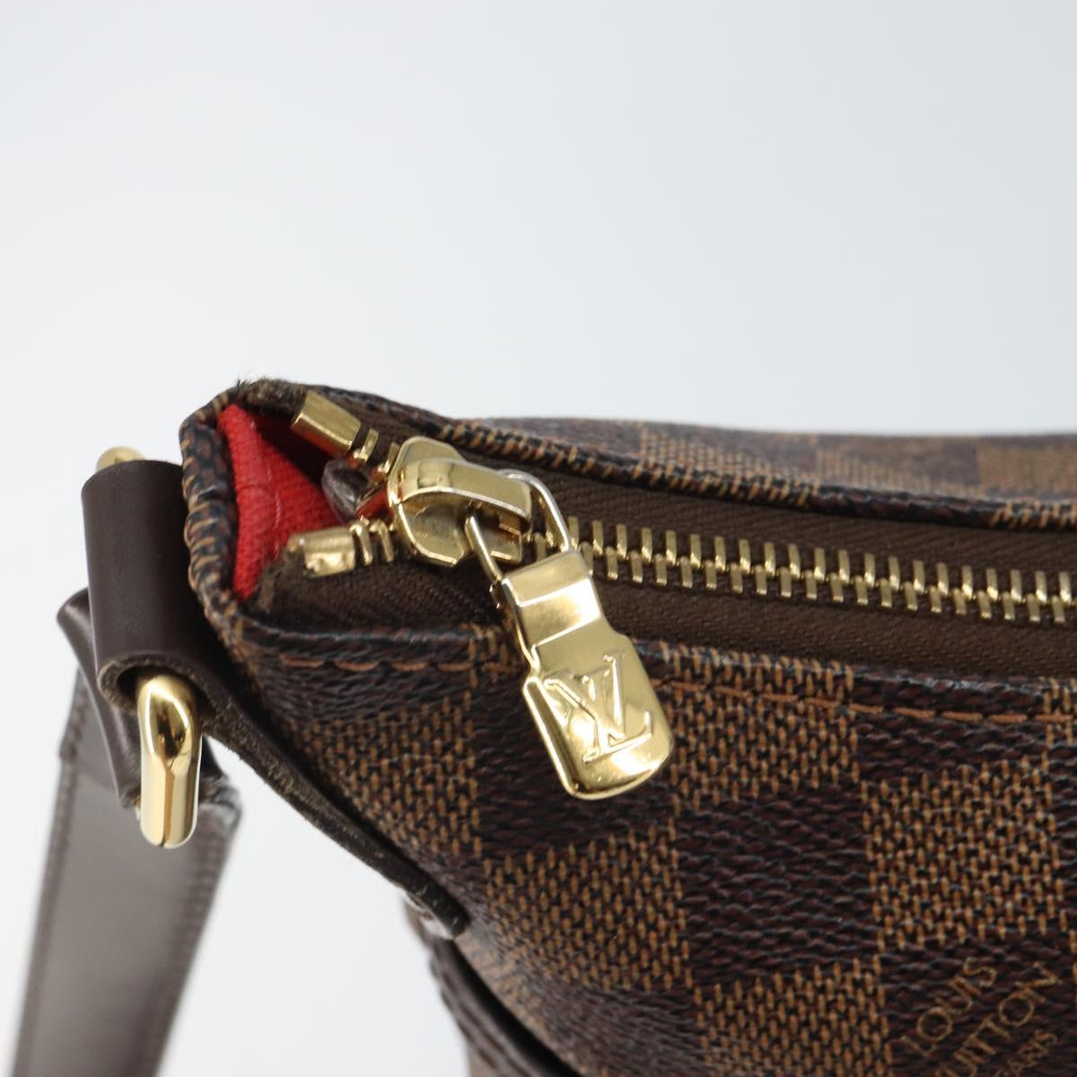 LOUIS VUITTON Damier Ebene Bloomsbury PM Shoulder Bag N42251 LV Auth 164573