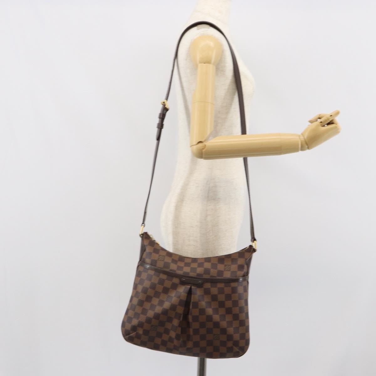LOUIS VUITTON Damier Ebene Bloomsbury PM Shoulder Bag N42251 LV Auth 164573