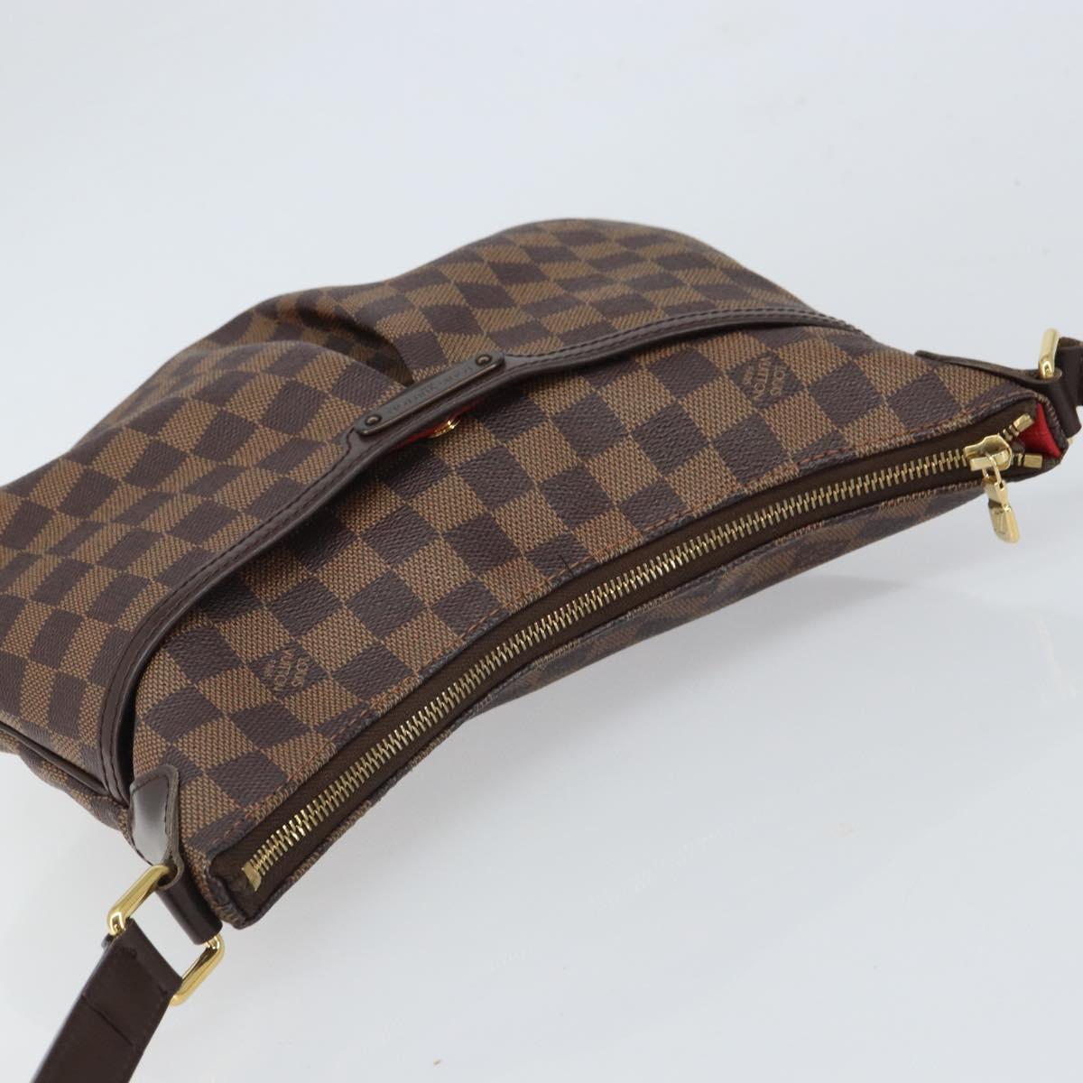 LOUIS VUITTON Damier Ebene Bloomsbury PM Shoulder Bag N42251 LV Auth 164573
