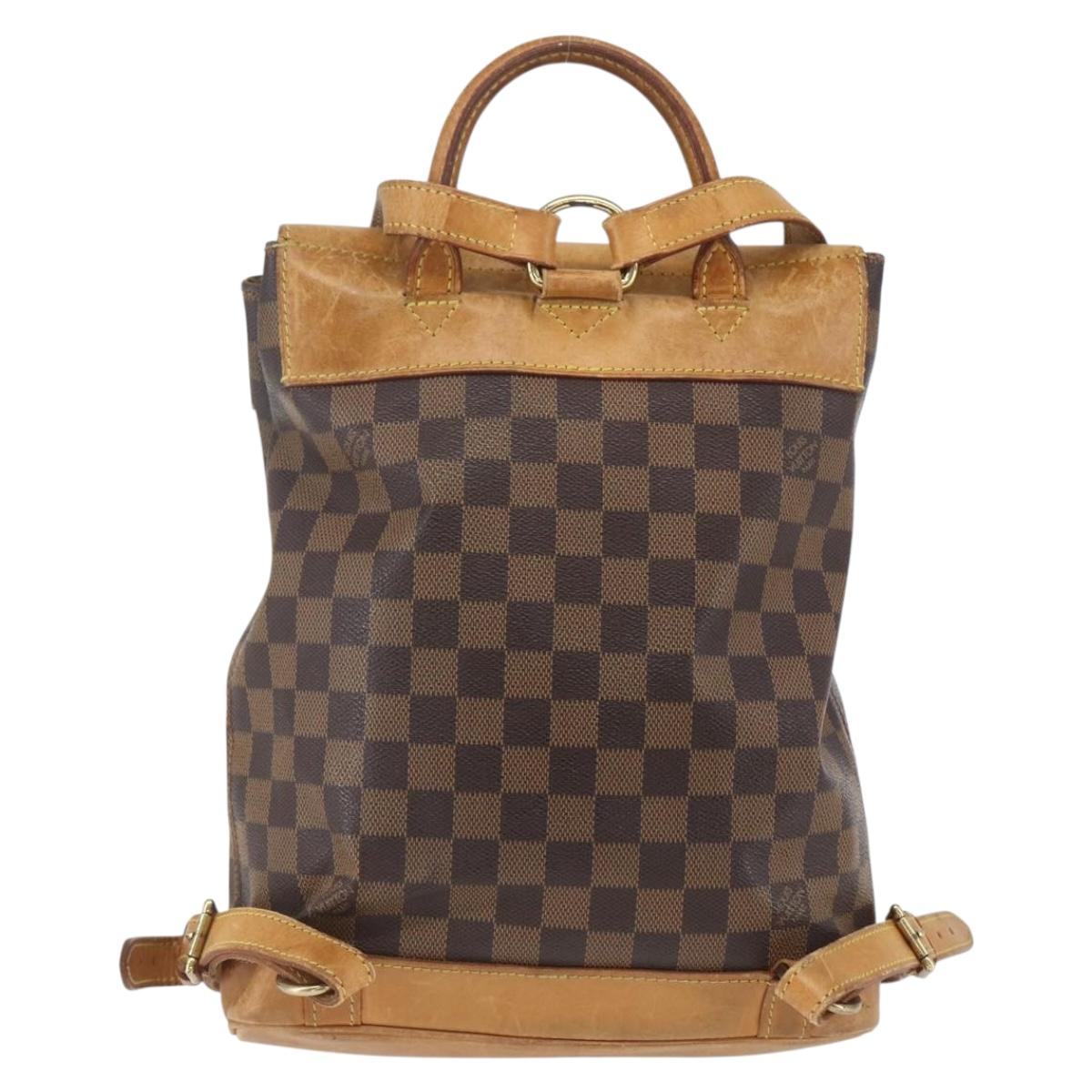 LOUIS VUITTON Damier Ebene Arlucan Backpack N99038 LV Auth 164574
