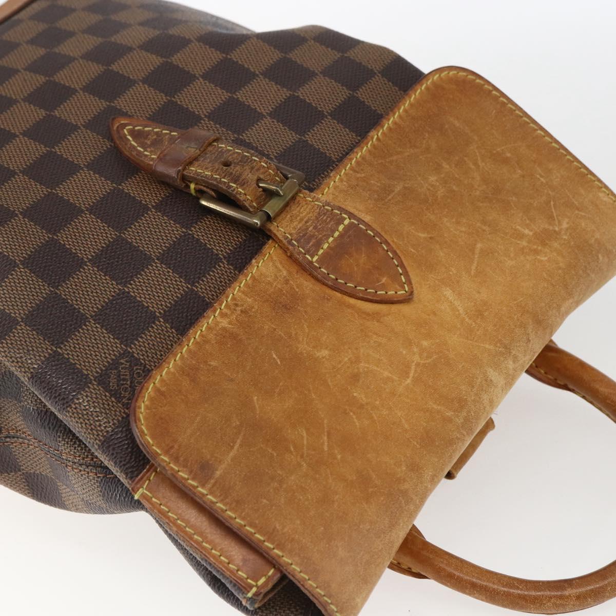 LOUIS VUITTON Damier Ebene Arlucan Backpack N99038 LV Auth 164574