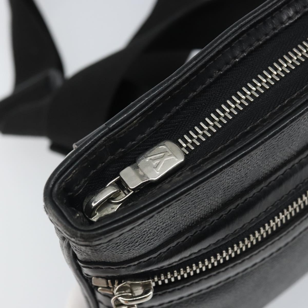 LOUIS VUITTON Damier Graphite Tomas Shoulder Bag N58028 LV Auth 164577