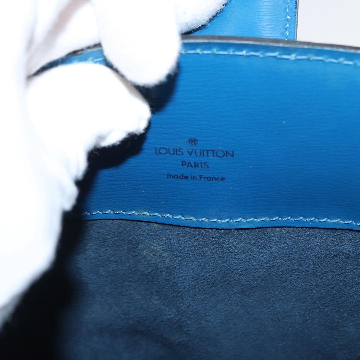 LOUIS VUITTON Epi Cluny Shoulder Bag Blue M52255 LV Auth 164580