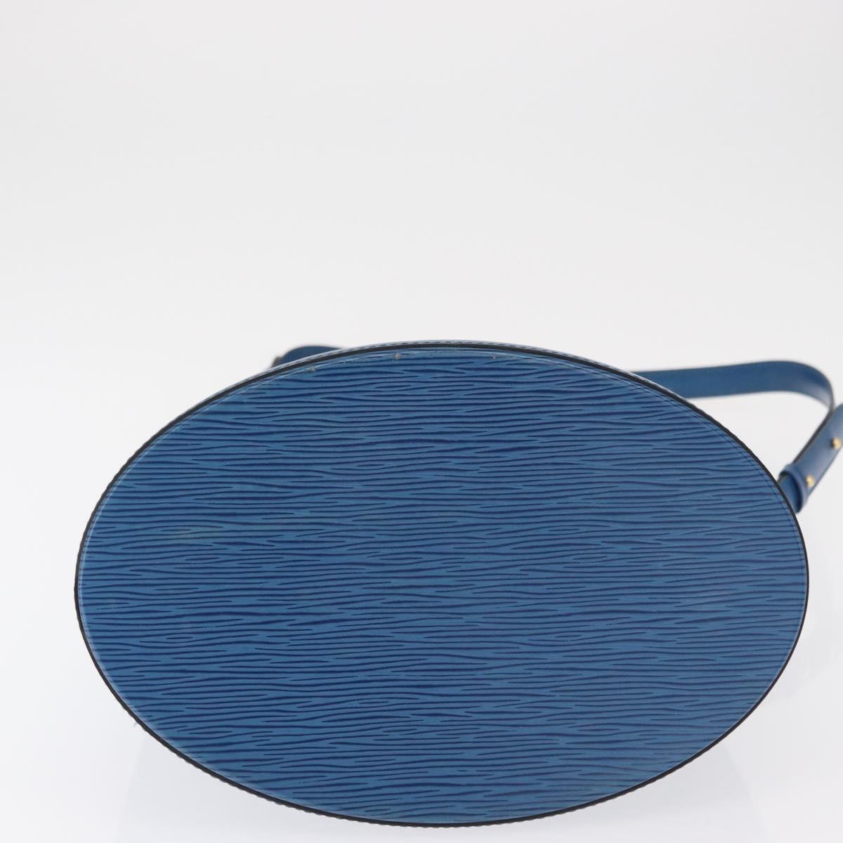 LOUIS VUITTON Epi Cluny Shoulder Bag Blue M52255 LV Auth 164580