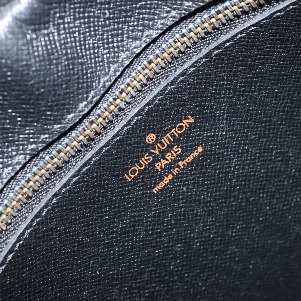 LOUIS VUITTON Epi Jeune Fille MM Shoulder Bag Toledo Blue M52155 LV Auth 164582