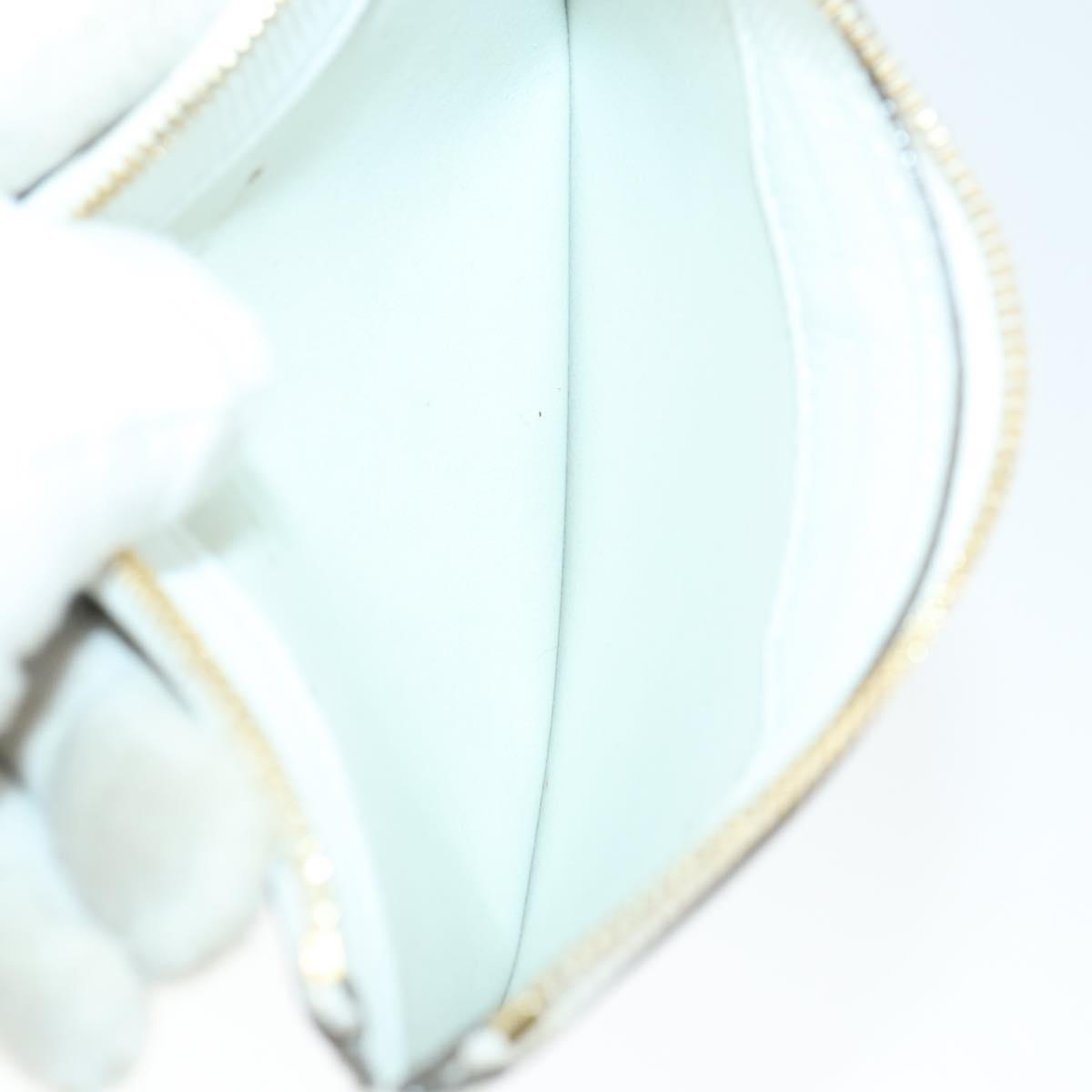 LOUIS VUITTON Perfo Flore Noe Shoulder Bag White LV Auth 164588V