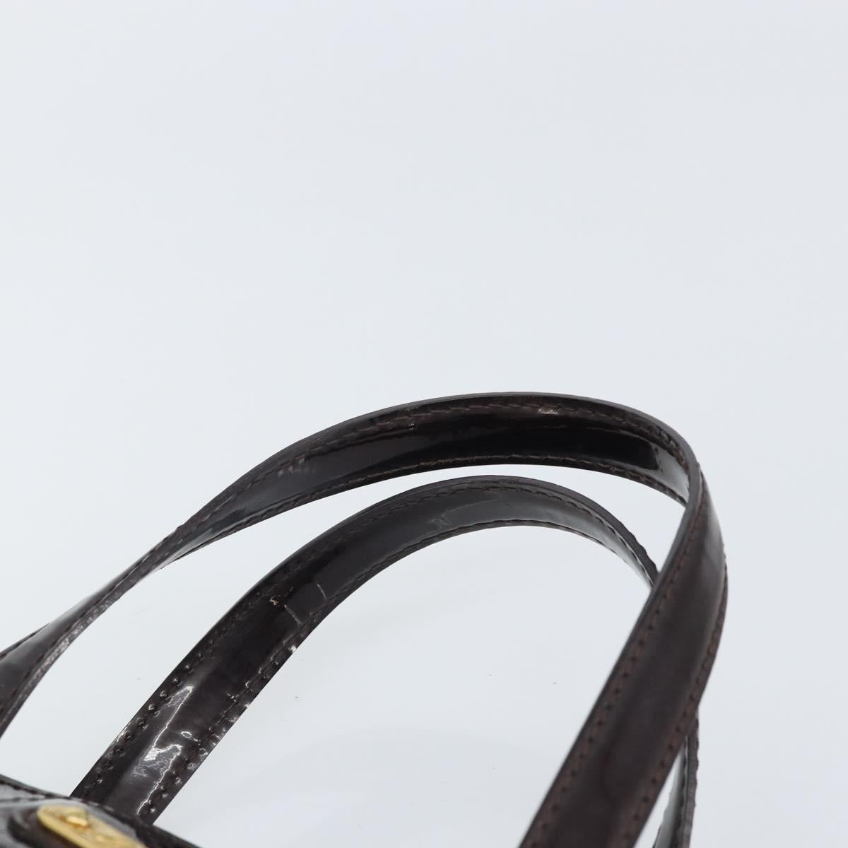 LOUIS VUITTON Monogram Vernis Wilshire PM Hand Bag Amarante M93641 Auth 164589