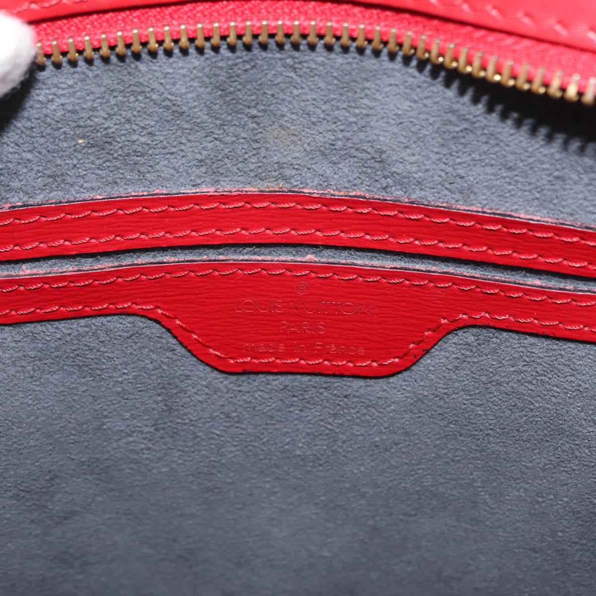 LOUIS VUITTON Epi Saint Jacques Shoulder Bag Red M52277 LV Auth 164590