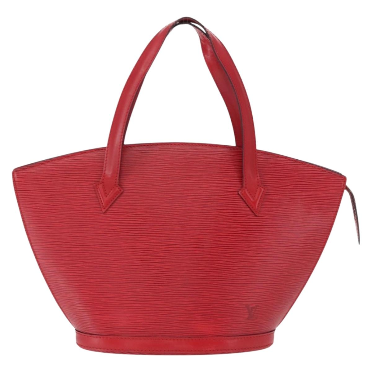 LOUIS VUITTON Epi Saint Jacques Shoulder Bag Red M52277 LV Auth 164590
