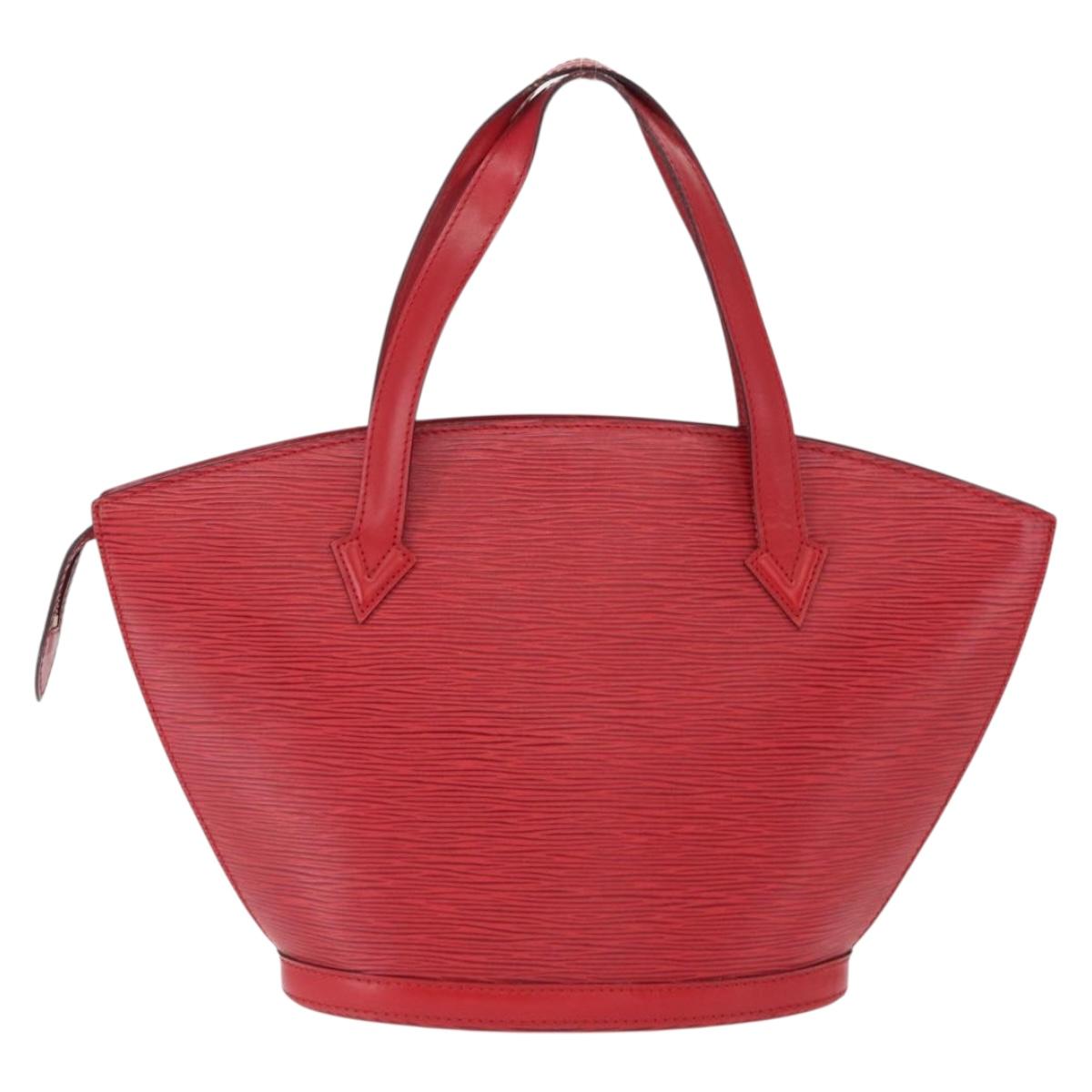 LOUIS VUITTON Epi Saint Jacques Shoulder Bag Red M52277 LV Auth 164590
