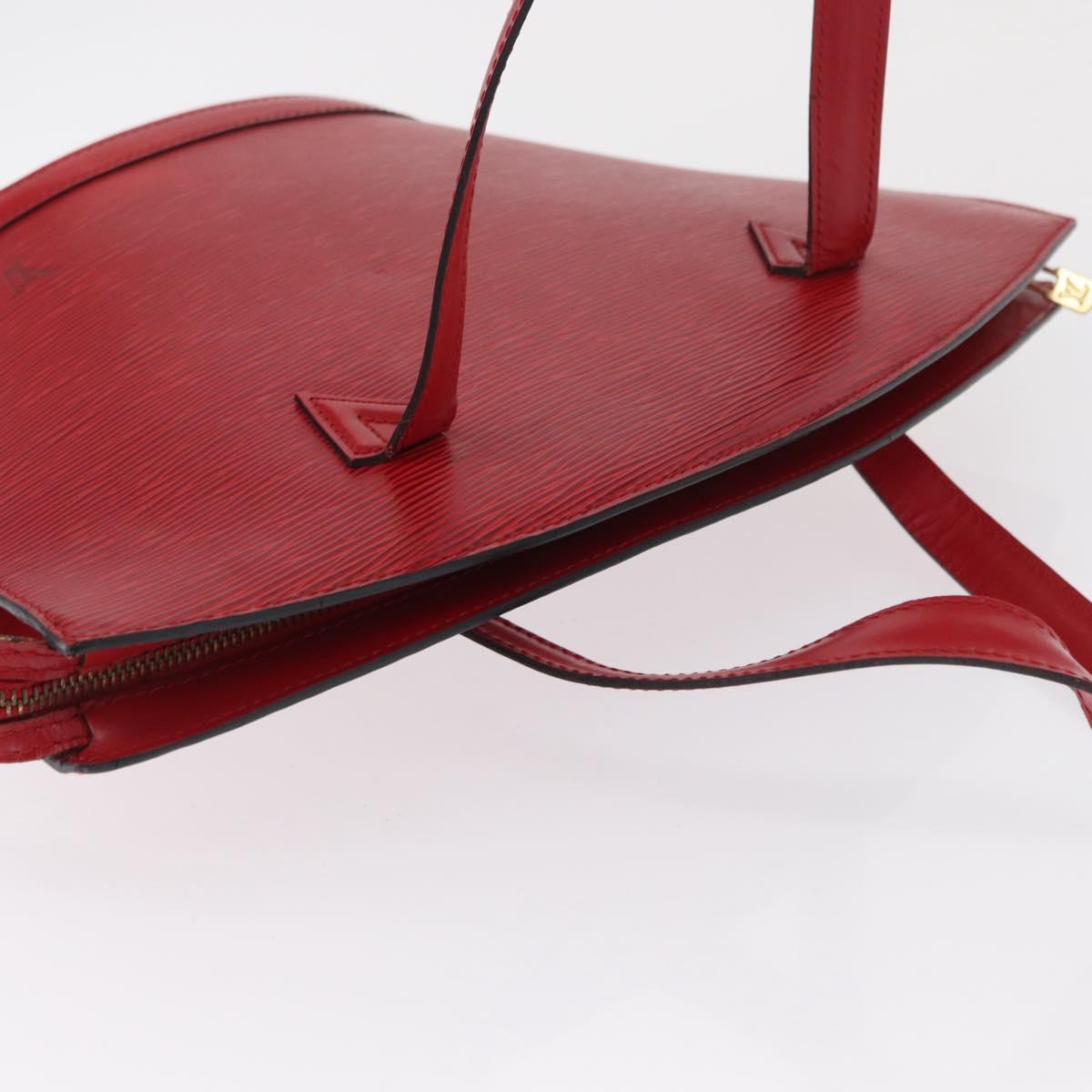 LOUIS VUITTON Epi Saint Jacques Shoulder Bag Red M52277 LV Auth 164590