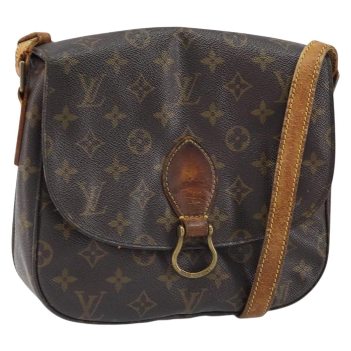LOUIS VUITTON Monogram Saint Cloud GM Shoulder Bag M51242 LV Auth 164599
