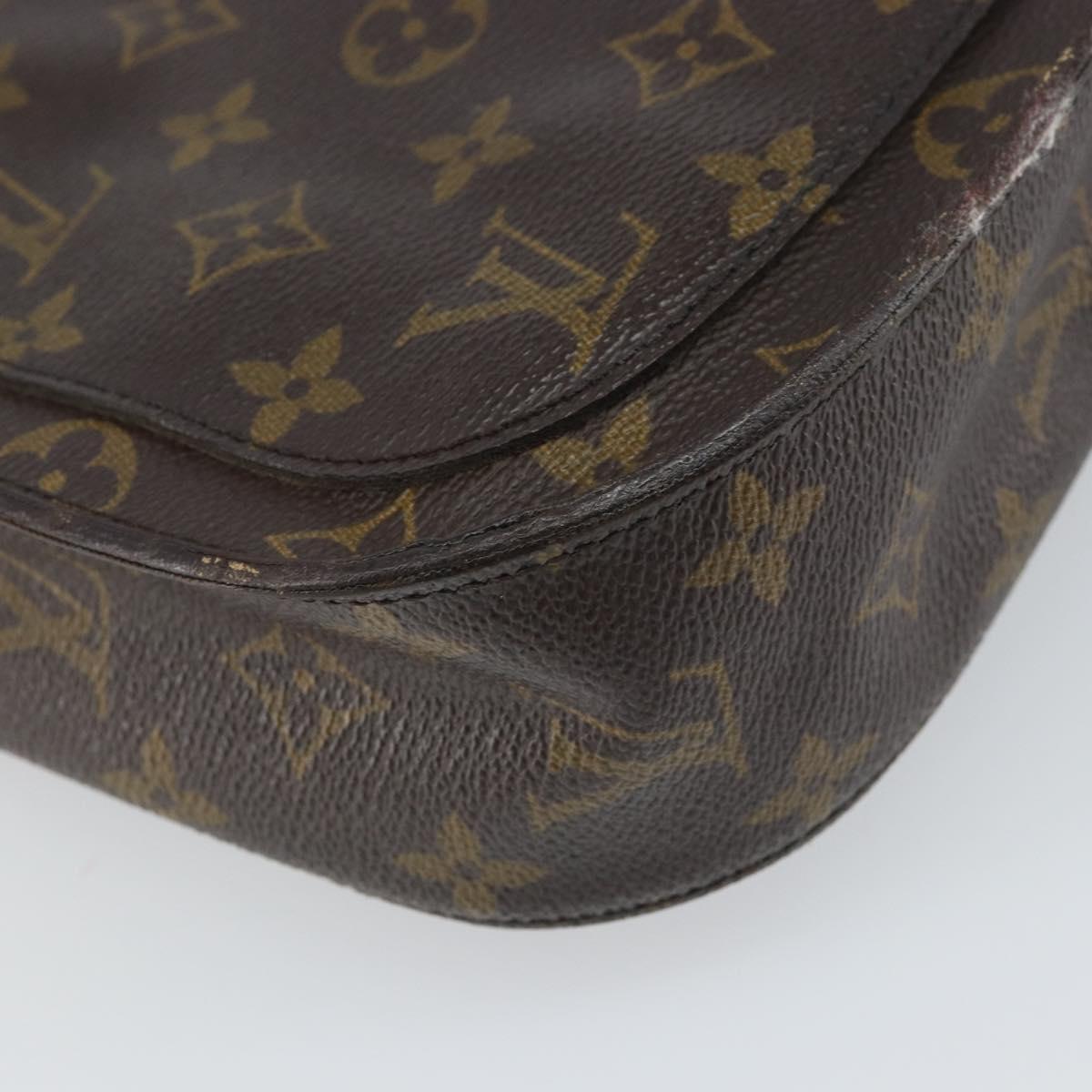 LOUIS VUITTON Monogram Saint Cloud GM Shoulder Bag M51242 LV Auth 164599